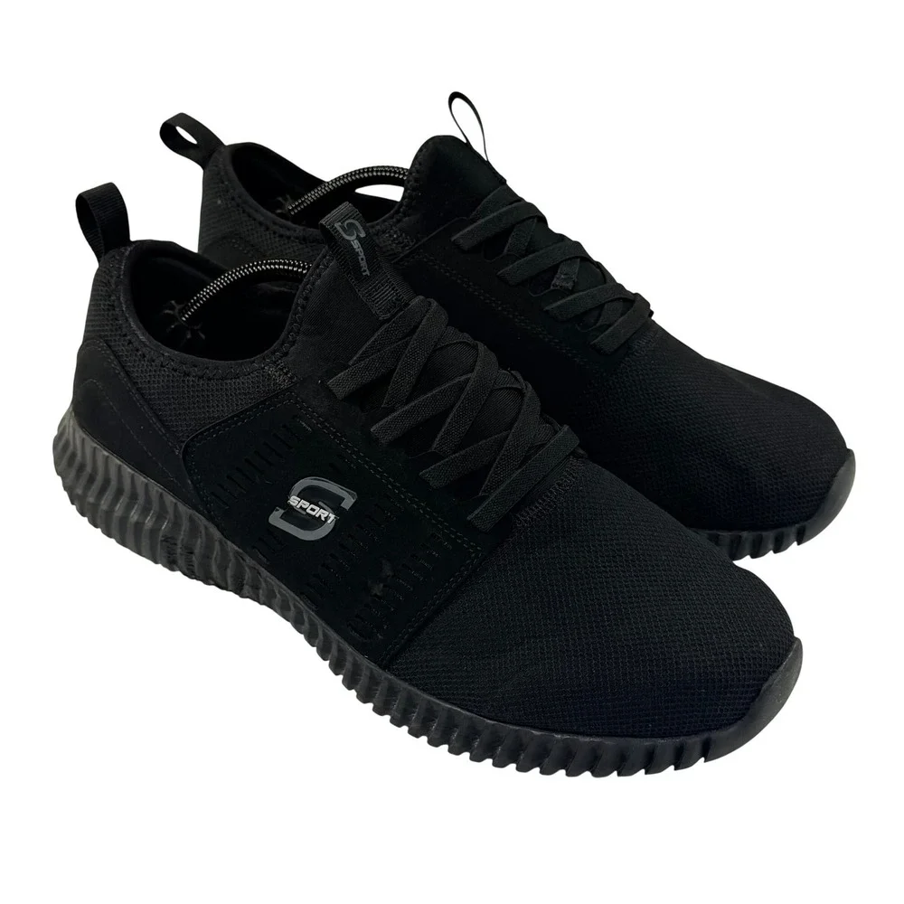 Skechers S Sport Brennen 2.0‎ Sneaker Men 11 Black Relaxed Fit Casual Athletic